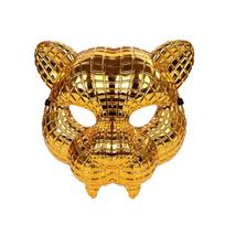 20CM VIP Kliento Svečio Boso Kaukė Auksinė Boso Leopardo Helovino Tigro Suaugusiųjų Vakarėlio Rekvizito Kaukė Vyrui Cosplay Kriauklė auksinė