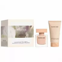 Set Narciso Rodriguez: Narciso Poudree Eau De Parfum For Women, 30 ml + Narciso Poudree Hydrating Losjonas kūnui, 50 ml