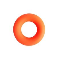 Silicone Grip Ring for Hand Rehabilitation and Strength Training oranžinė