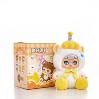 Beast party blind box plush toy vinyl face doll for girlfriend birthday gift desk decoration 20-24cm【0.17kg】