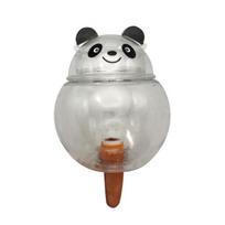 1/2/3 vnt. Automatinis gėlių laistymo prietaisas Įsmeigiamas į dirvožemio drėgmę Panda dizainas Savaime laistantis vazonas Reguliatorius Skaidrus augalų laistytuvas 1pc gray