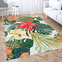 Juodo Aukso Tropinių Lapų Kilimas Svetainei Prabangus Namų Dekoras Vidinis Neslystantis Didelio Ploto Kilimas Virtuvei Koridoriui Įėjimui Kilimėlis 40cm x 60cm beige