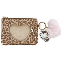 San Art Hello Kitty Gal Series Heart Window Pouch, Brown (SAN-0052-BR)