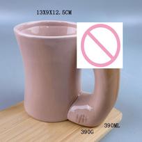 Funny Boob Penis Mugs Coffee Mug Gag Gift Novelty Ceramic Water Cup With Handle 301-400ml juoda
