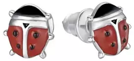 Luca Barra Girls' steel balls Ladybugs JO101