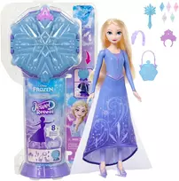 FROZEN Lėlė Disney Kraina Lodu Jewel Reveal Elsa na łyżwach + priedai
