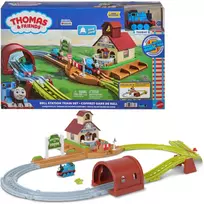 Mattel Tomas ir draugai Rinkinio bėgiai Dzwonkowo stotis 200+ cm + Tomo lokomotyvas