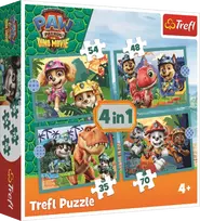 Dėlionė TREFL PAW PATROL 4 dėlionių rinkinys „Šuniukas-patrulis“