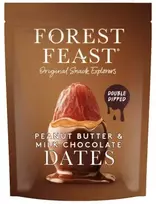 Forest Feast peanut butter & milk chocolate-coated dates, 140 g