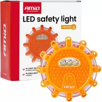 Akumuliatorinis LED avarinis šviestuvas su žibintuvėlio funkcija, 12 SMD + 3 SMD, 650 mAh AMIO-04829