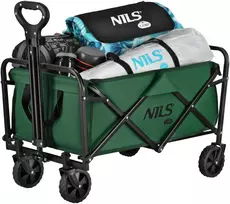 NC4306 Sulankstomas kelioninis vežimėlis, žalias, 70 l, NILS CAMP