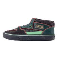 Vans Half Cab Plaid Mid Top Sneakers Unisex Green VN000DZ3YJ7 38