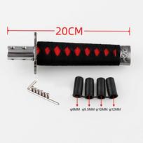 Universal JDM Katana Samurai Sword 200MM/300MM Shift Knob Shifter With Dust Cover Shift Knob Collars With Adapters