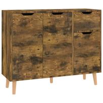 Sideboard Smoked Oak 90 x 30 x 72 cm Particleboard