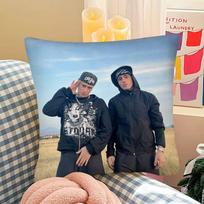 1Pc Singer Kidd Voodoo Songs Pillow Case Fashion Square Pillowcase Bedroom Sofa Room Ins Decoration Leisure Peach skin 18*18(CM)-1Pcs