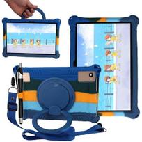 Tablet Case for TCL Tab 10 5G 10.1  10S 9081X/9080G Max 9296G TAB8 9132G Soft Anti-Stress Silicone Case with Rotate Stand/Pencil Holder/Shoulder TCL Tab 8 4G 9132g