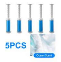 5pcs/Set Flower Aromatic Toilet Cleaner Gel Deodorant Air Freshener Needle Detergent Bathroom Closestool Deodorant WC Cleaning CMTNJ-Ocean-5PCSb