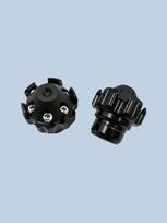 2-Pack Aluminum Alloy Motorcycle Fork Protector Caps – Anti-Drop Protection Cups, Hexagonal Design