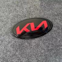 CKWQ4 130*65mm Car Front Hood Emblem Rear Trunk Badge Sticker For KIA EV6 Sorento Niro Stinger Ceed Carnival K5 K9 Soul Carens VQ Cade 130 x 65MM