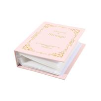 4R 6 Inch 100 Pockets Gold Foil Cover Photo Album Slip-In Picture Book For Family Baby Wedding Memory Storage rožinė