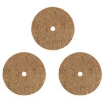 3PCS Natural Coco Coir Fiber Tree Mulch Ring Protector Organic Mat Indoor Outdoor Disc Plant Cover Flower Pot For Garden