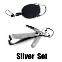 Snip Stainless Steel Line Cutter Fast Hook Nail Knotter Fly Fishing Clippers Quick Knot Tying Tool Black&Red Set