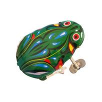 Vaikams klasikinis susukamas žaislas su laikrodžiu šokinėja varlė Vaikams berniukams 1pc 7.2cm