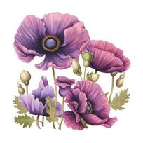 Purple-color Flower Toilet Sticker Removable Self-adhesive Waterproof PVC Living Room Wall Art Bathroom Toilet Lid Decoration Decal blue