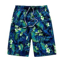Men's Swim Trunks Quick Dry Beach Surfing Running Swimming Drawstring Shorts XXL blue