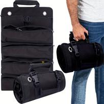 Tool Bag Organizers - Small Tool Bag With Detachable Pouches , Heavy Duty Roll Up Tool Bag Organizer With 6 Tool Pouches
