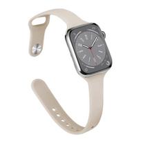 Plonas silikoninis dirželis Apple laikrodžiui ultra 44mm apyrankė 41mm 45mm correa 38mm 40mm 49mm sportinė apyrankė iWatch serija 8 7 6 5 se 4 3 38mm 40mm 41mm