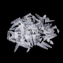 50 vnt. 1,5 ml mini plastikiniai bandymo mėgintuvėliai, mikrocentrifugos mėgintuvėliai, laboratoriniai graduoti centrifugos mėgintuvėliai onesize