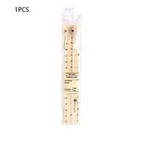 1/2/3Pcs 30Cm Acrylic Transparent Folding Ruler Simple Drawing Ruler Measuring Rulers For Students Office School Stationery 1Pcs