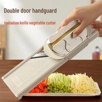 Longjiang daugiafunkcinis virtuvės pjaustytuvas ir daržovių smulkintuvas 2-function: Coarse Shred + Slicer + Hand Guard