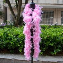 DIY 2Yards High Quality Turkey Feathers Boa 40 60 90 Grams Natural Fluffy Feather for Party Cosplay Dress Sewing Decoration plumas 38-40g rožinė