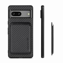 Macsafe Kortelių Laikiklis Piniginė Google Pixel 6 7 8 9 Pro 9ProXL 9A 8A 7A 6A Magsafe Dėklas Magnetinis Belaidis Įkrovimas Galinis Dangtelis For Pixel 6 juoda