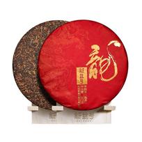 2017 m. prinokusi arbata ''Dragon Cake'', brandinta Qizi Shu Puerh arbata 357 g 357g