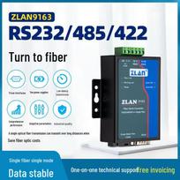 ZLAN RS232/422/485 Serial to Fiber Optic Converter