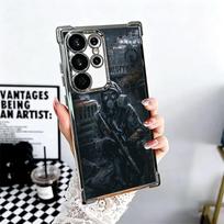 S-Stalker Game Cool Plating Phone Case For Samsung Galaxy S24 S25 FE S26 Edge S23 Ultra S22 S21 Plus S20 Anti-Fall Airabag Cover Samsung S24 Ultra