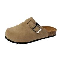 Vaikų šlepetės Mergaitėms Kamštinės šlepetės Vaikų batai Namų batai Kūdikiams berniukams Vaikų mada Suede Laisvalaikio basutės pavasaris vasara 26-insole 15.6cm brown