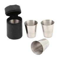 4Pcs/Set Wine Mug Glass Elegant Portable Durable Wine Cup for Bar