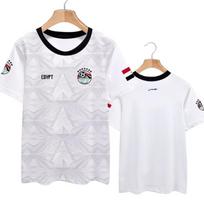 Egiptas 2026 m. Pasaulio taurės marškinėliai Gerbėjų versija, tokio paties stiliaus futbolo marškinėliai XL balta