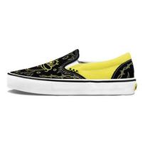 SpongeBob SquarePants x Vans Old Skool co-branded unisex trendy versatile low-top skate shoes black and yellow VN0A5FCAZAU 36.5