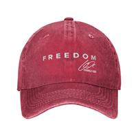 Charlie Kirk Freedom RIP  Unisex Women Baseball Cap Memorial Distressed Washed Hats Cap Outdoor Activities Adjustable Headwear Adjustable