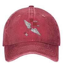 Unisex Depeche Modes MeUnisexto Mori Rock Band Baseball Caps Classic Distressed Denim Washed Headwear Adjustable One Size pink