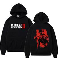 Red Dead Redemption 2 Arthuro Morgano Hoodis Vyriškas ir Moteriškas Retro Gotikinė Apykaklė Madingas Laisvalaikio Hoodis Street Wear L