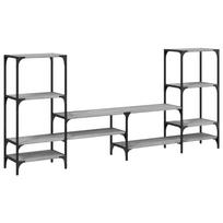 TV Cabinet Gray Sonoma 206.5 x 28.5 x 95 cm Particleboard