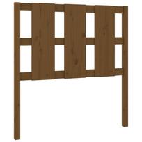 Headboard Honey Brown 95.5 x 4 x 100 cm Solid Pine Wood