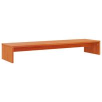 Monitor Stand Wax Brown 100 x 27 x 15 cm Solid Pine Wood