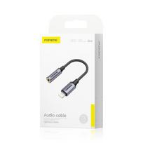 Foneng Lightning - Jack 3.5Mm Adapter For Apple Phones 0.14M juoda